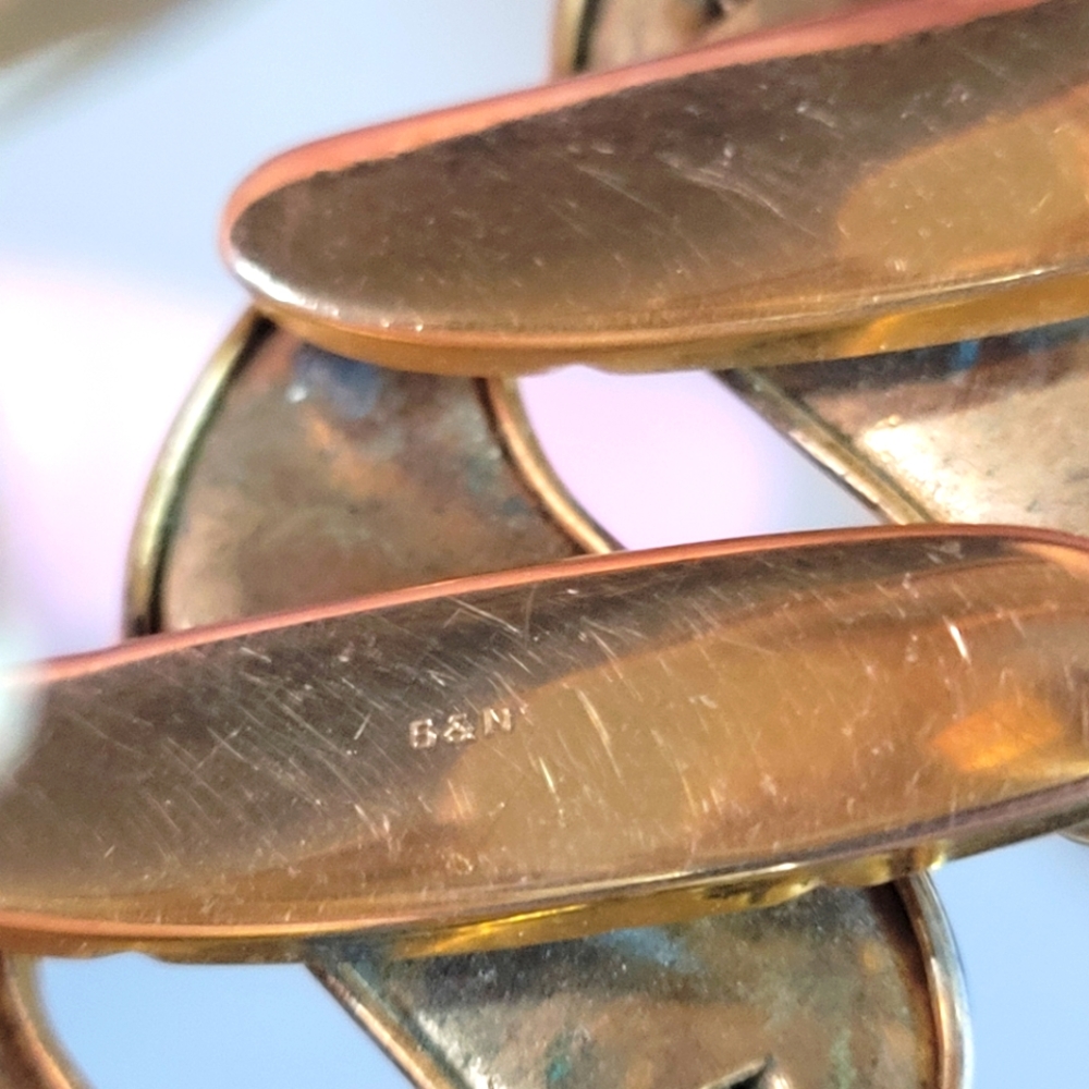 Bugbee & Niles Art Nouveau Gilded Expansion Bracelet - Picture 8 of 8